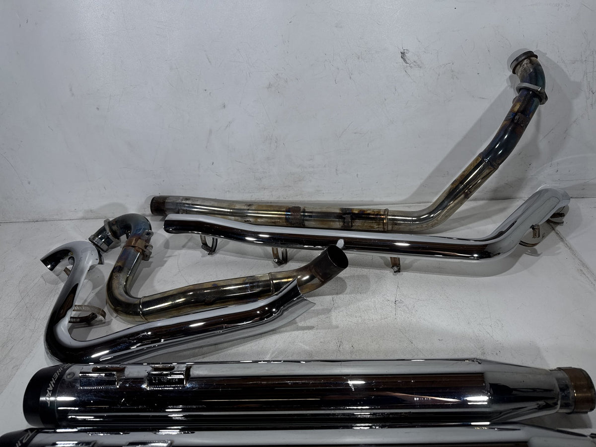 2002 Harley Electra Glide Touring Classic Exhaust Header Pipes Muffler RINEHART