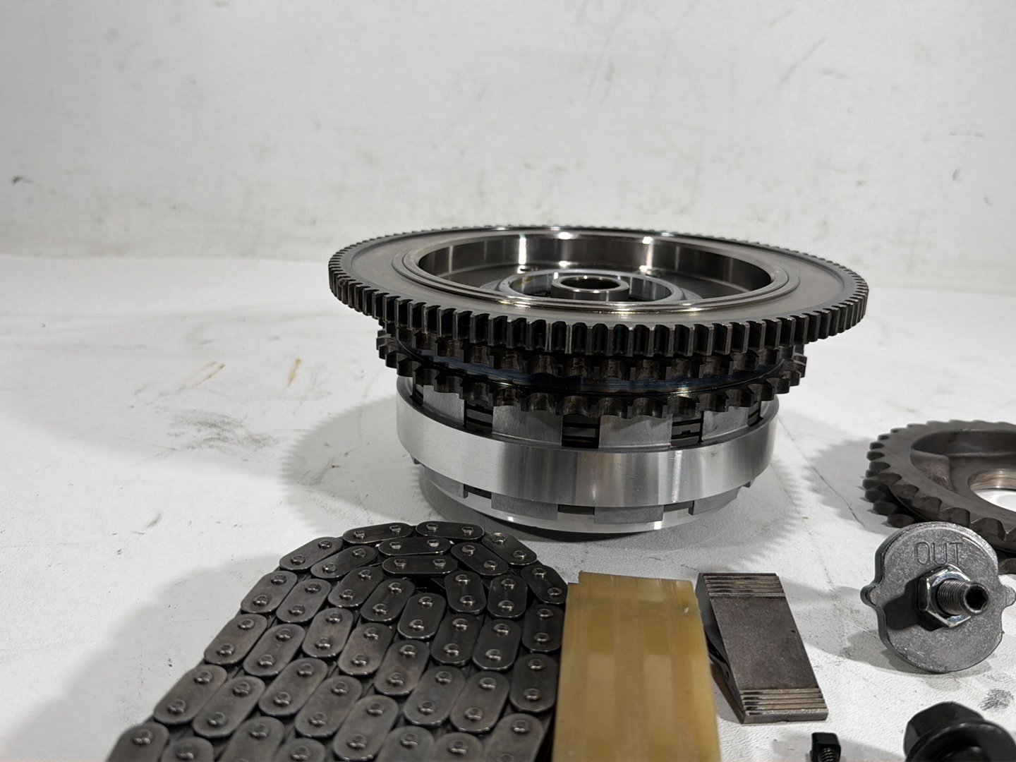 2011 Harley Heritage Softail Classic FLSTC OEM Clutch Basket Chain Tensioner Kit