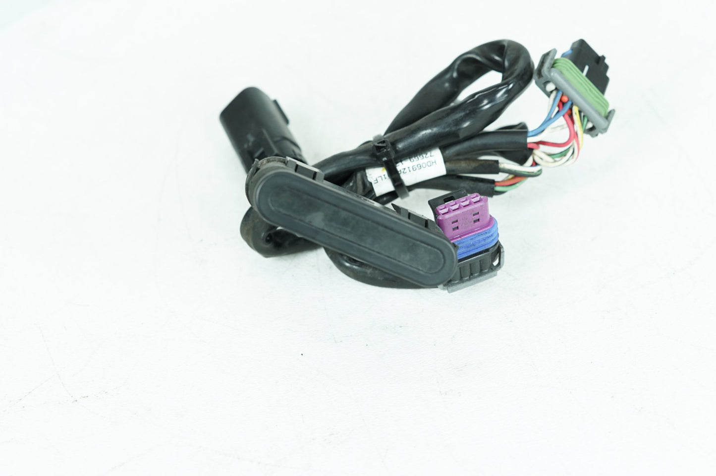2014 Harley Dyna FXDWG Wide Glide OEM Dash Indicator Lamp Wire Plug In