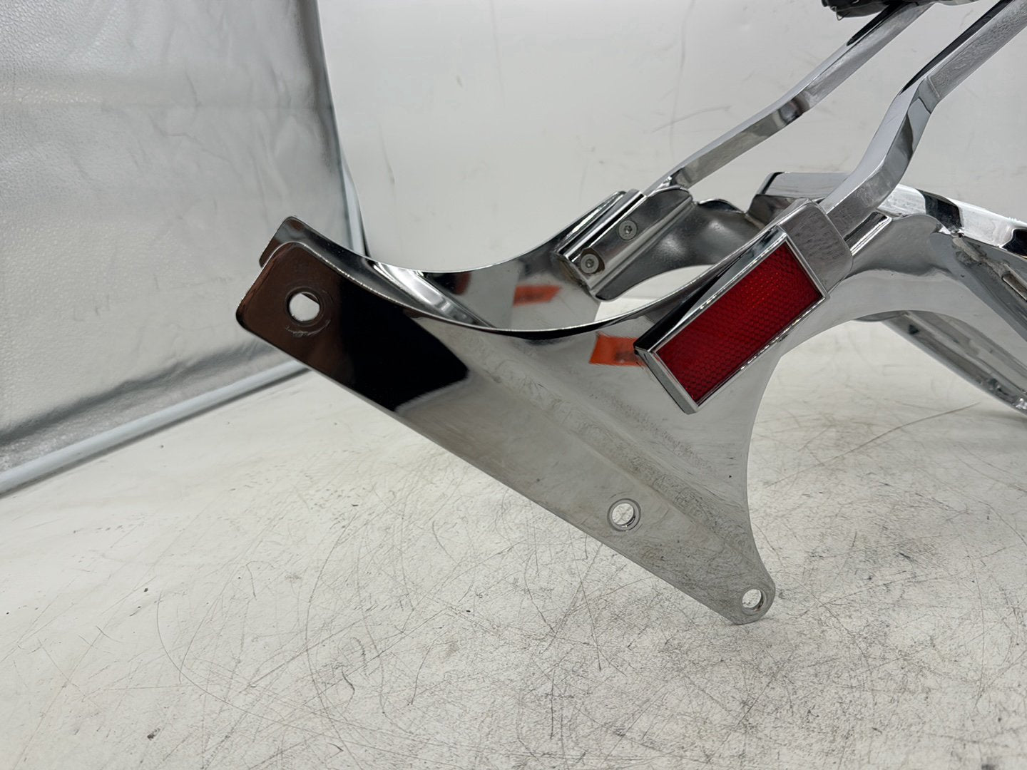 2007 Harley Softail Heritage Classic FLSTC OEM Rear Sissy Bar w/ Backrest Cushion Pad