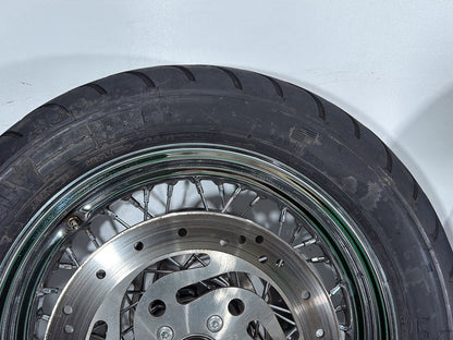 2005 Harley Touring FLHRCI Road King Classic OEM Front Rear Wheel Rim Tire Spoked
