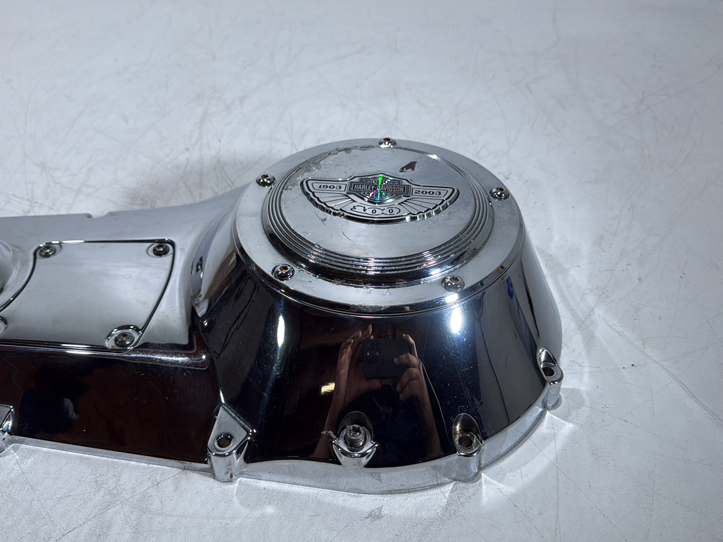 2003 Harley Road King Touring FLHRCI Classic OEM Outer Primary Clutch Cover