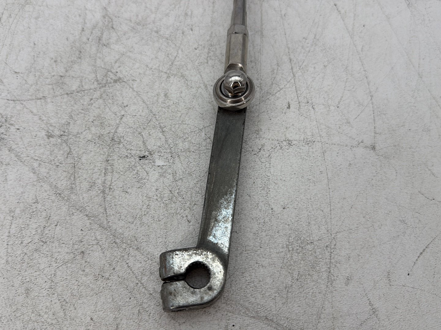 2000 Harley Dyna FXDWG Wide Glide OEM Gear Shifter Lever Arm w/ Rod linkage