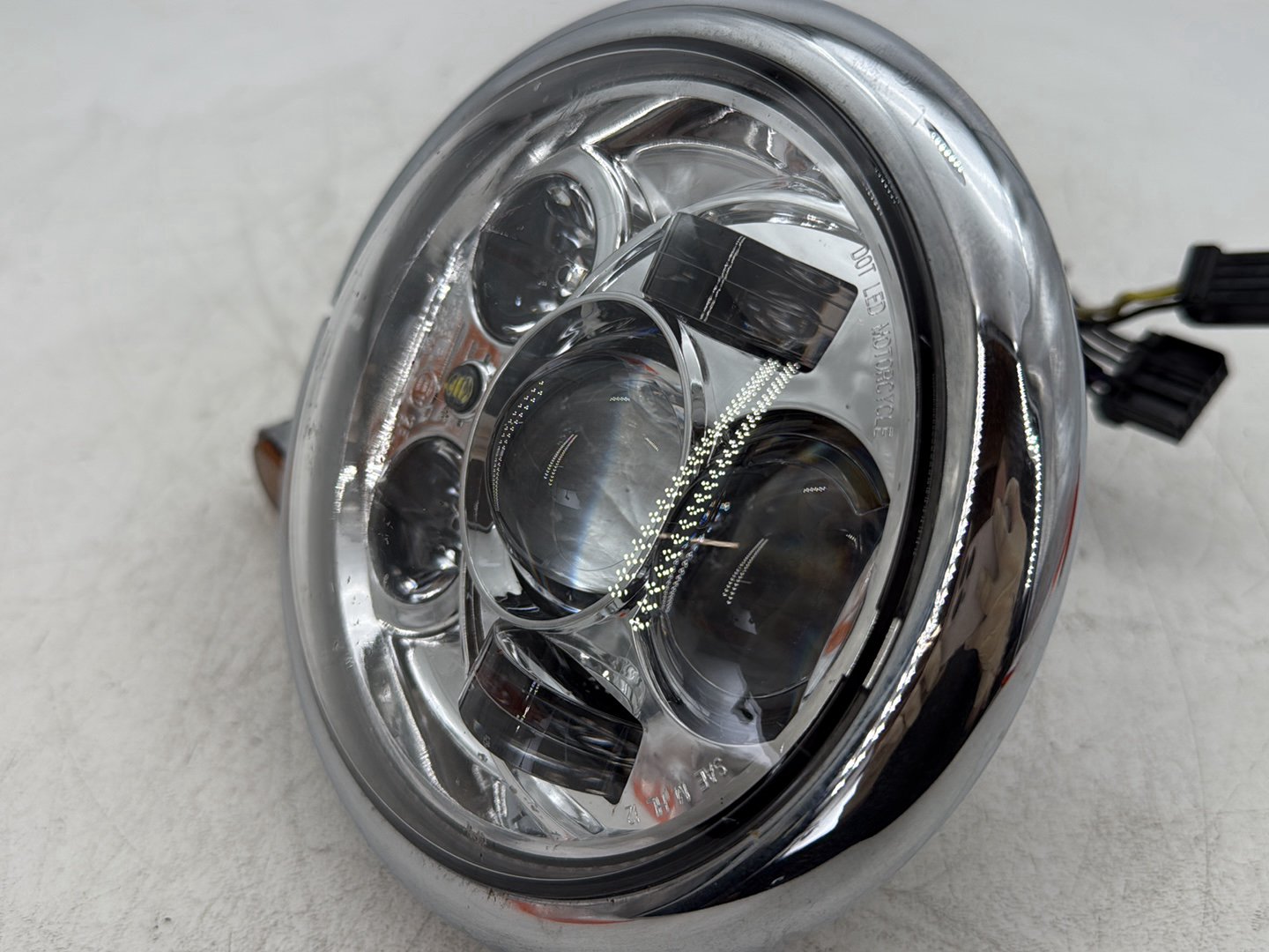 1998 Harley Softail Custom FXSTC OEM Headlight Headlamp Head Lamp Light LED