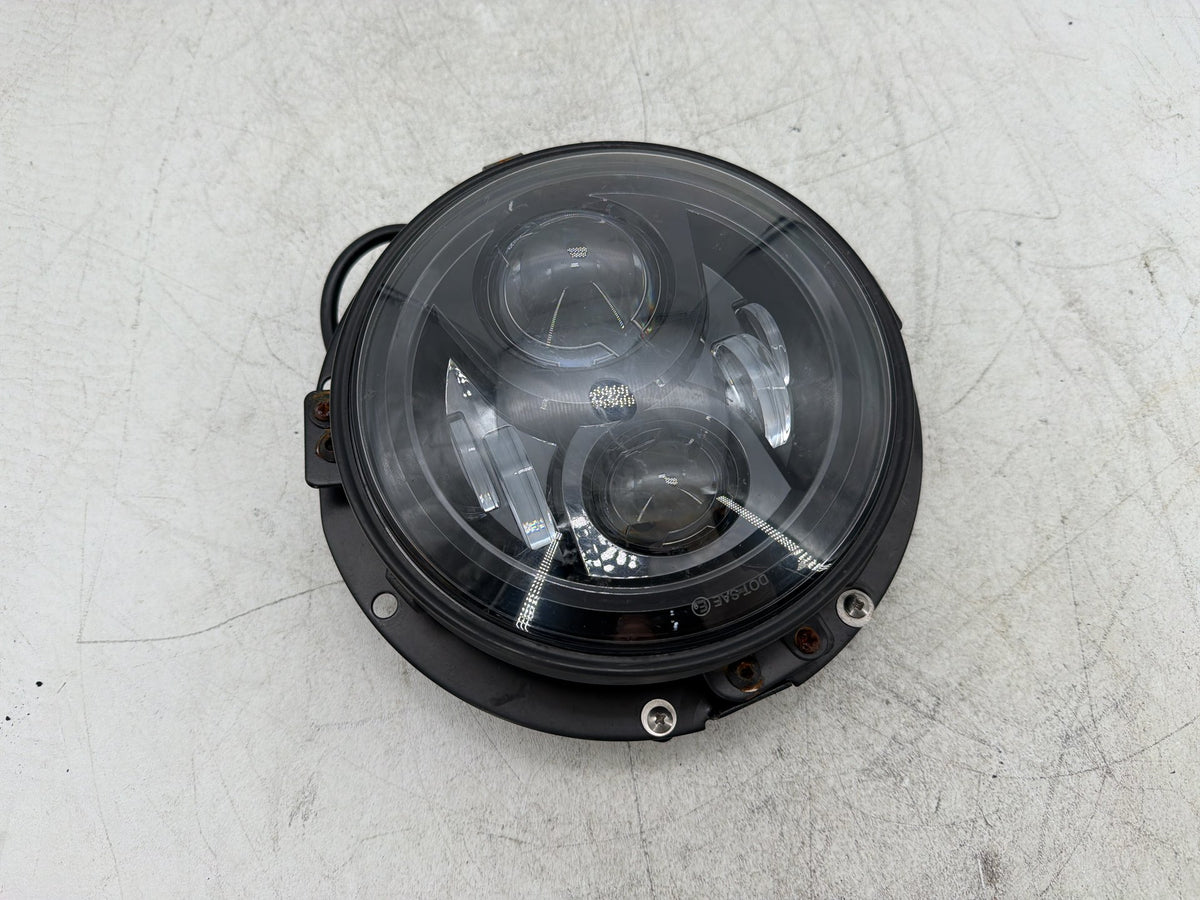 2010 Harley Road King Touring Police OEM Headlight Headlamp Head Lamp Light LED