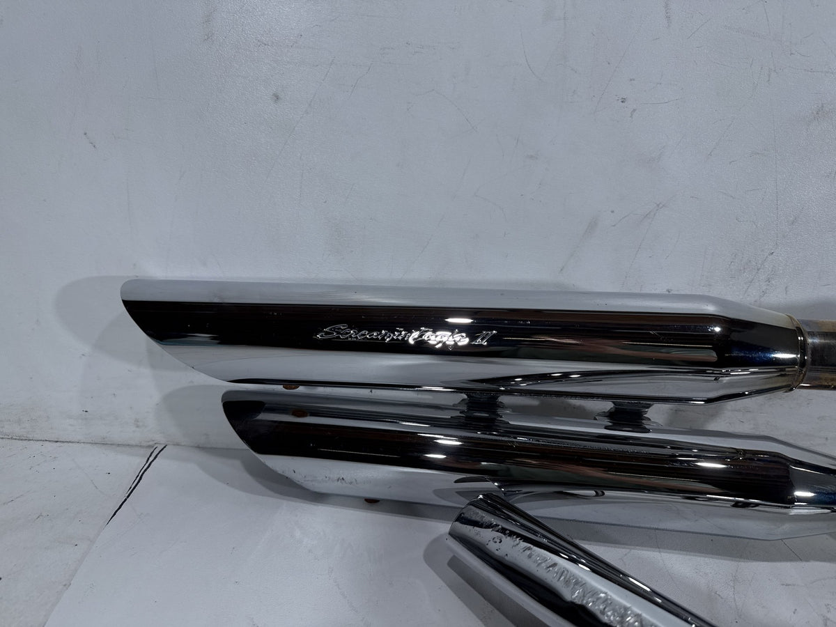 2003 Harley Softail Deuce FXSTDI OEM Exhaust Header Muffler Pipes Screamin Eagle