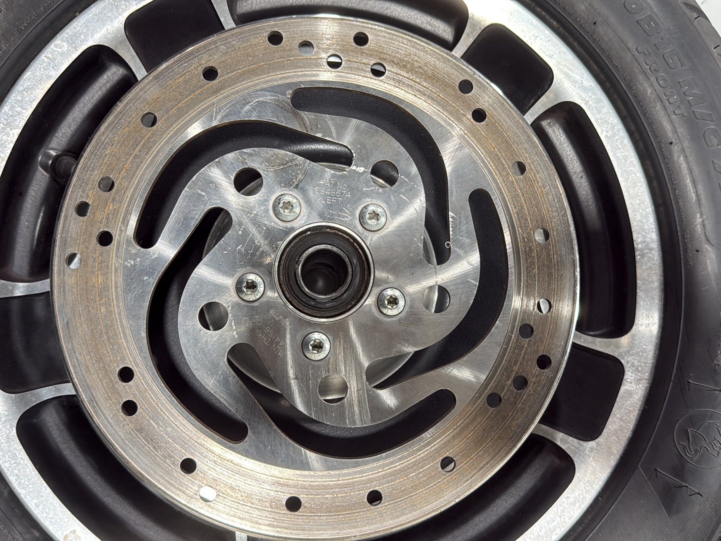 2007 Harley Street Glide Touring FLHX OEM Front & Rear Wheel Rim Tire