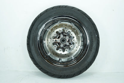 2007 - 2012 Harley-Davidson Touring CVO Electra Screamin Eagle Front Wheel Rim Tire 130/90B16