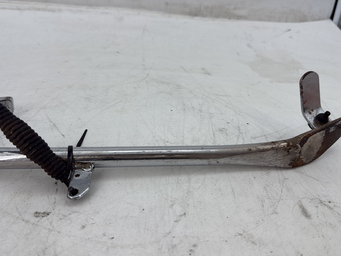 2002 Harley Heritage Softail Classic FLSTC OEM Left Side Jiffy Kick Stand & Spring