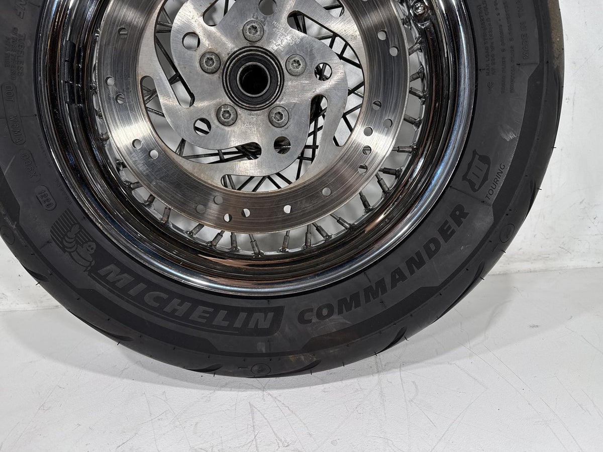 2003 Harley Road King Touring Classic OEM Rear Wheel Rim Tire Spoked MT90B16 16"