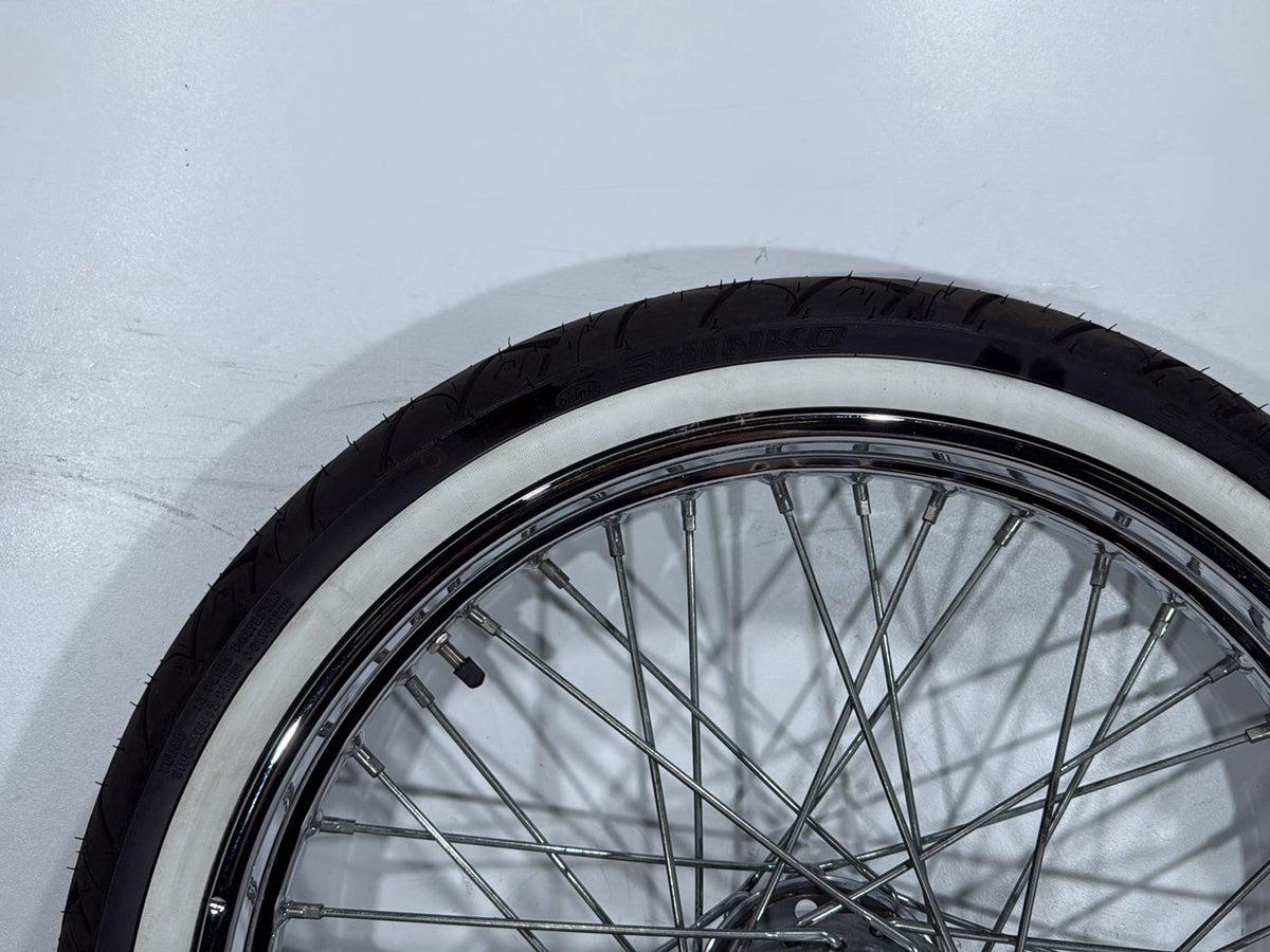 2003 Harley Softail Deuce FXSTD OEM Front Wheel Rim Tire Spoked