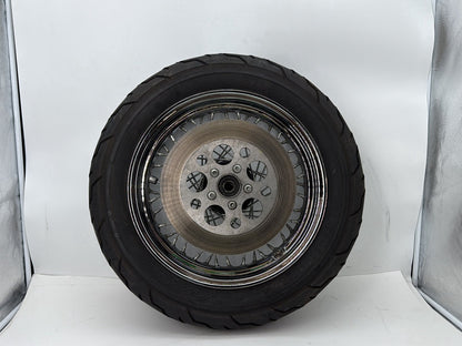 1993 Harley Sportster XLH883H Hugger 883 OEM Rear Wheel Rim Tire Spoked
