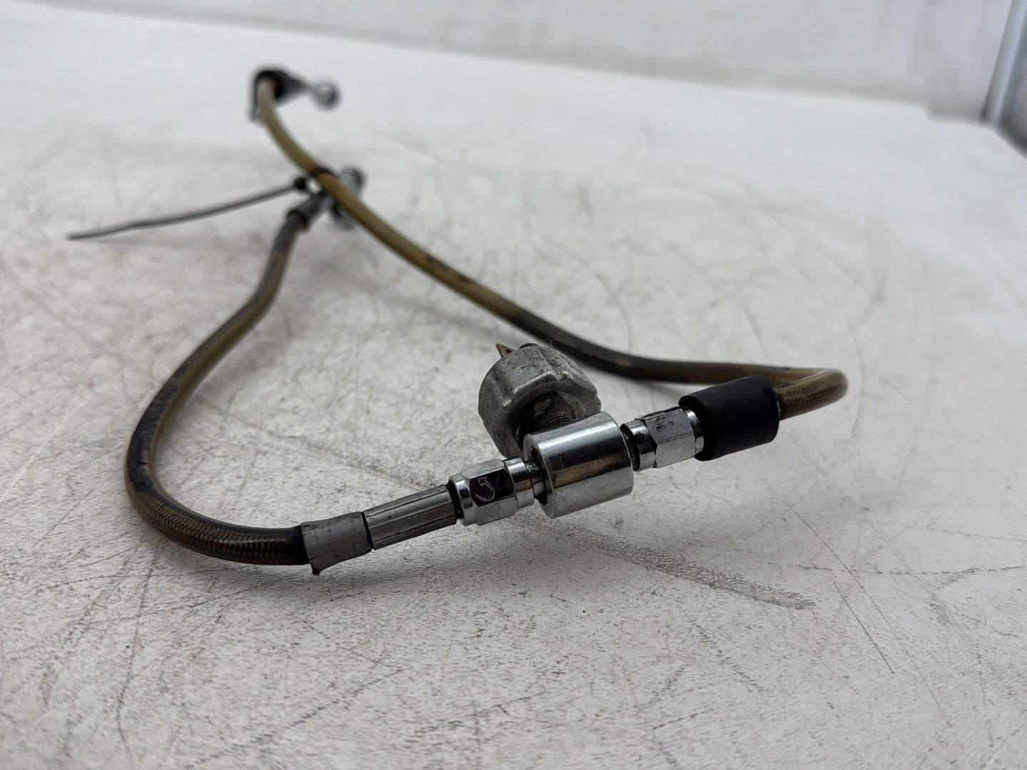 1995 Harley Road King Touring FLHR OEM Rear Brake Hose Line Pipe