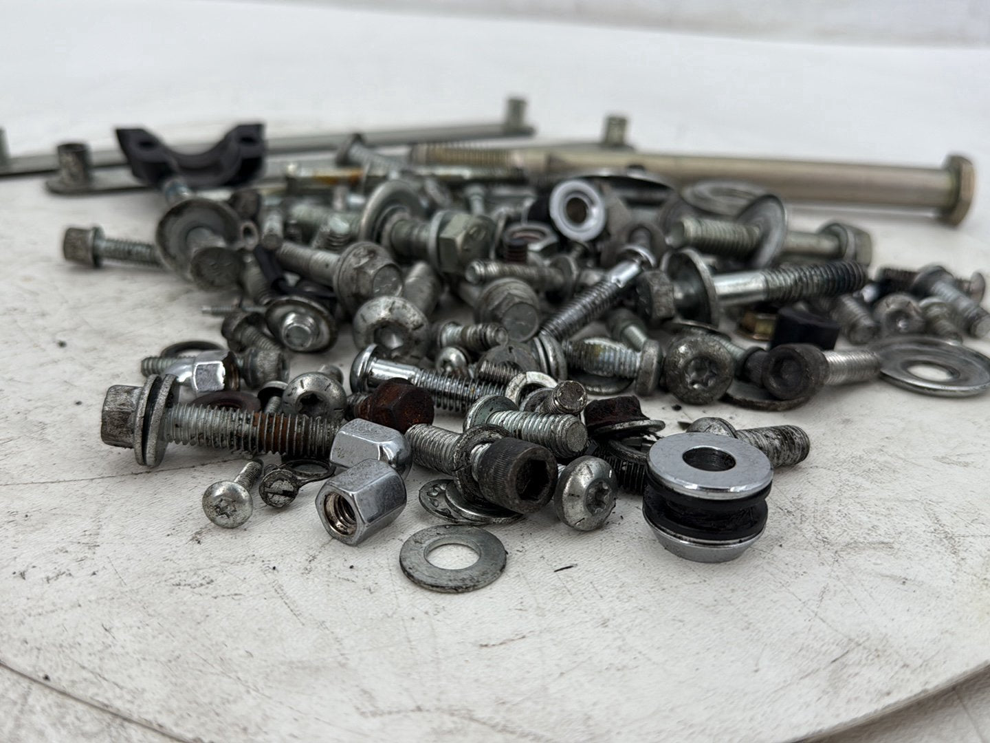 2010 Harley Dyna Fat Bob FXDF OEM Hardware Bolts Nuts & Brackets