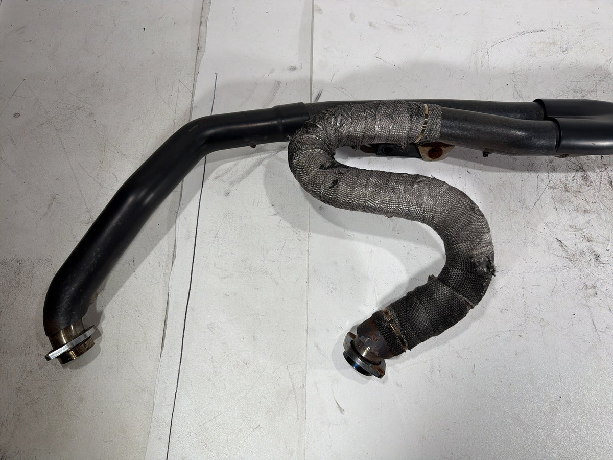 2011 Harley Electra Glide Touring Exhaust Header Pipe Muffler BASSANI 2 into 1