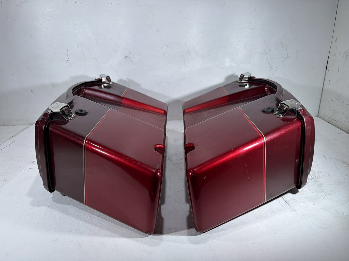 2008 Harley Electra Glide Touring Ultra OEM Left Right Saddlebags Luggage NOKey