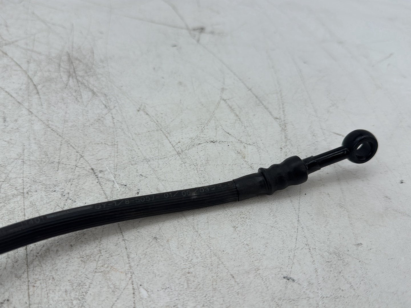2003 Harley Dyna Wide Glide FXDWG OEM Rear Brake Hose Line Pipe