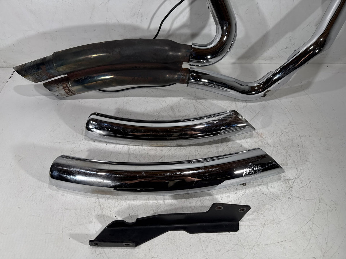 2012 Harley Electra Touring Ultra Exhaust Header Pipes Muffler Vance & Hines