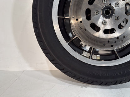 1984 - 1998 Harley-Davidson Touring Electra Glide Classic Front Wheel Rim Tire MT90B16 72H, Dunlop, 16"