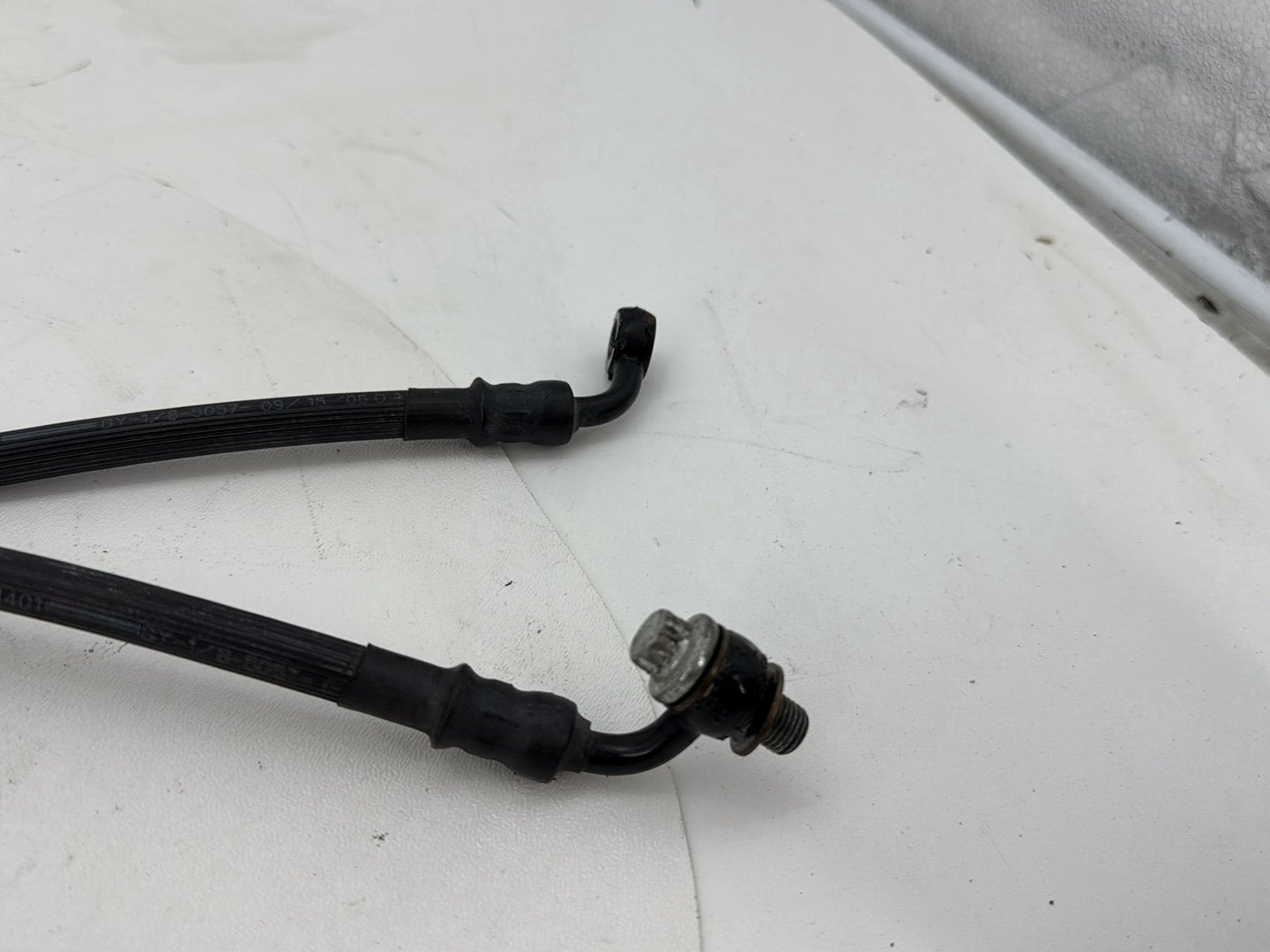 2007 Harley Street Glide Touring FLHX OEM Front Brake Hose Line Pipe