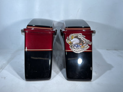 1995 Harley Touring FLHTCI Electra Glide Classic OEM Left Right Saddlebags Luggage NOKey