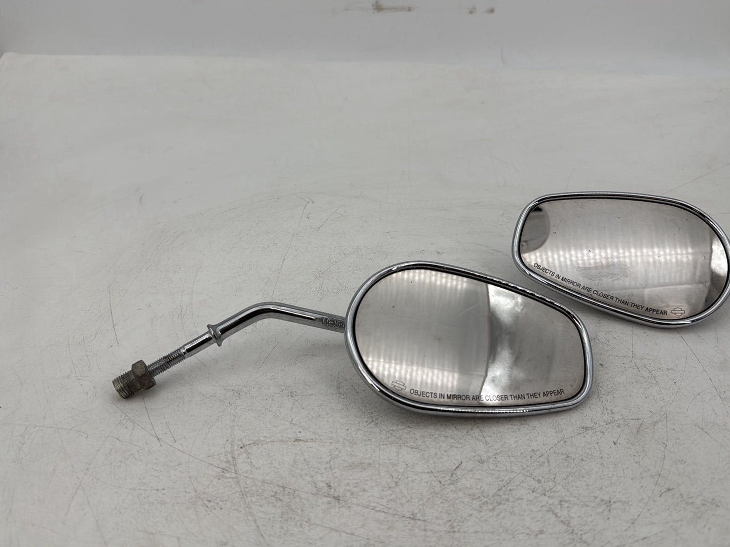 1999 - 2006 Harley-Davidson Dyna Super Glide Left Right Rear View Mirror  	91840-03A