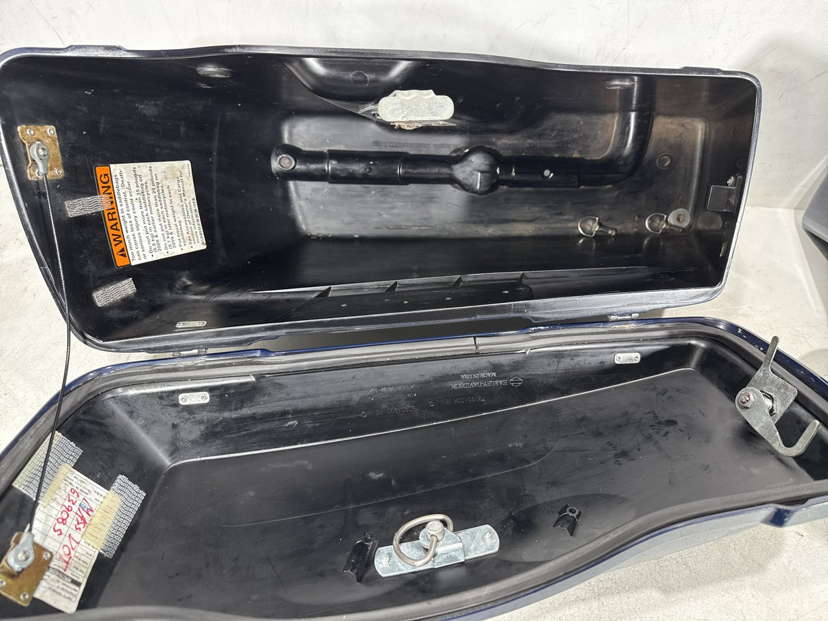 2011 Harley Electra Glide Touring Police OEM Left Right Saddlebags Luggage NOKey