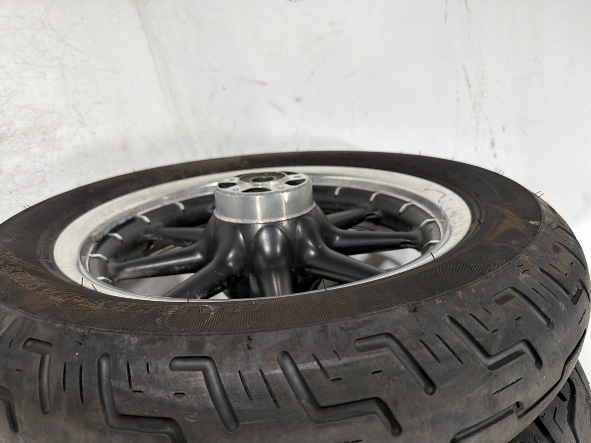 2006 Harley Electra Glide Touring Classic OEM Front & Rear Wheel Rim Tire 16"