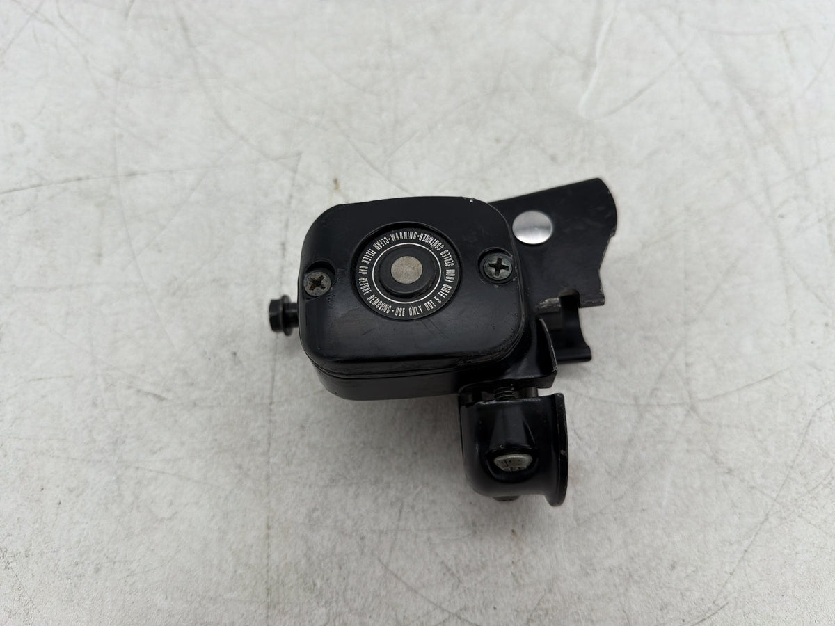 01 Harley Fat Boy Softail OEM Front Brake Master Cylinder Reservoir SCRATCHED