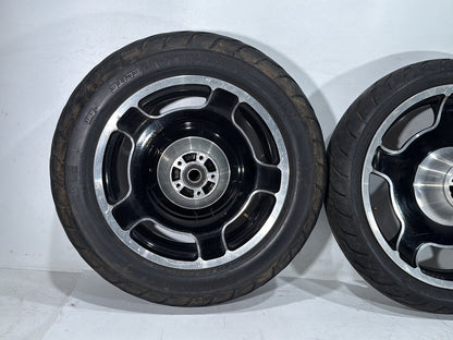 2010 Harley Street Glide Touring FLHX OEM Front & Rear Wheel Rim Tire