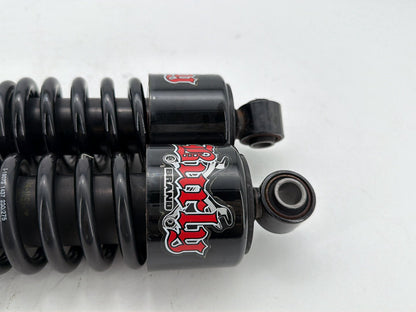 2008 Harley Dyna Fat Bob FXDF Rear Left Right Shock Absorbers BURLY 12"