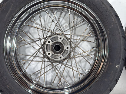 2006 Harley Touring FLHTCI Electra Glide Classic OEM Front Rear Wheel Rim Tire Spoked