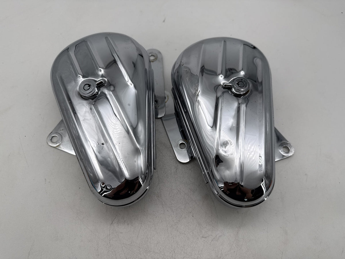 2008 Harley Softail Kidney Left Right Storage Media Compartment Glove Box NO Key