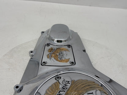 95 Harley Touring Electra Glide Classic Outer Primary Clutch Cover Golden Eagle