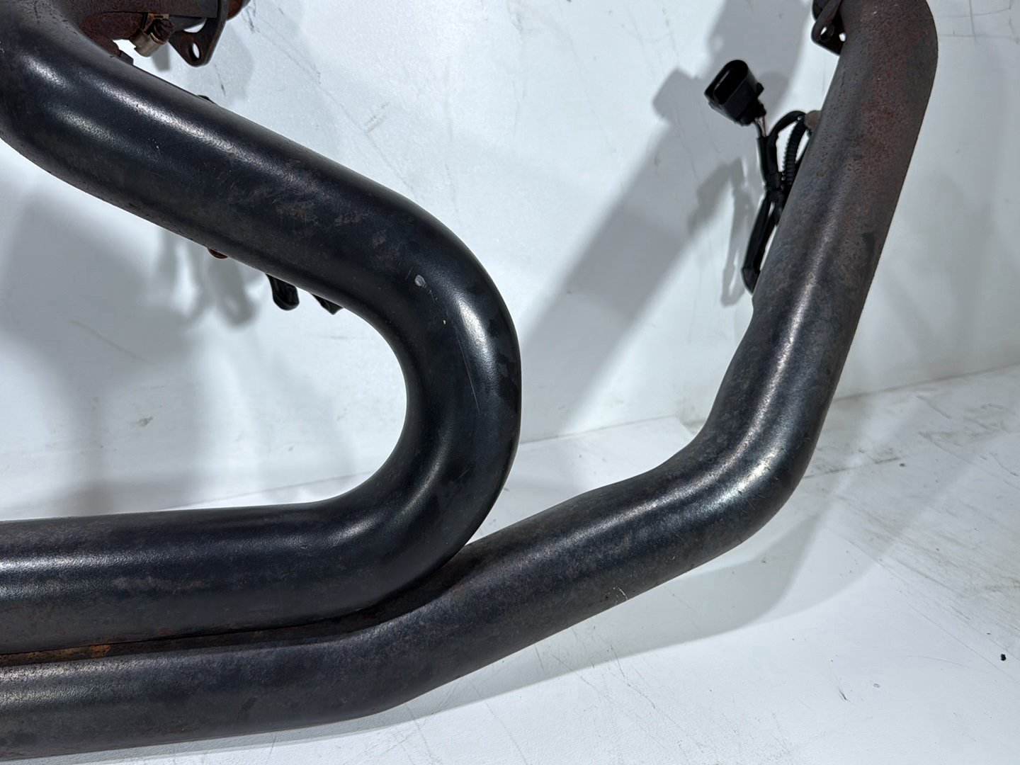 2011 Harley Softail FLSTFB Fat Boy OEM Exhaust Header Pipes Muffler