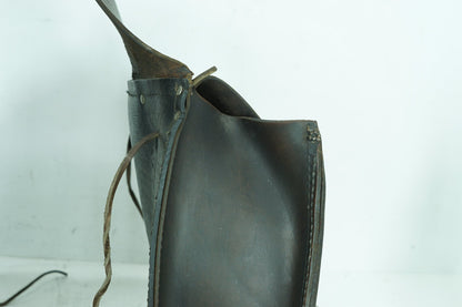 1984 - 1990 Harley-Davidson Sportster  Rear Left Right Saddlebags Luggage Leather Vintage