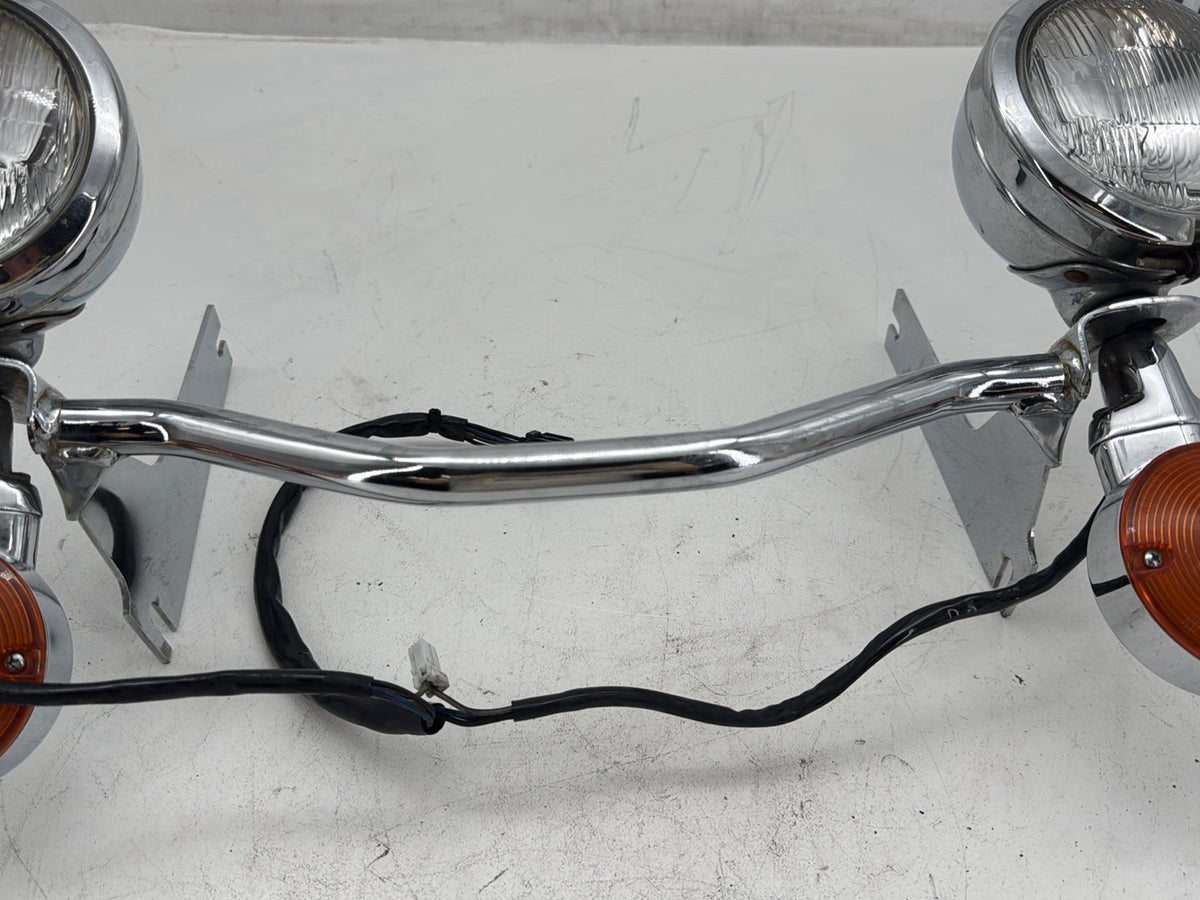 1997 Harley Road King FLHPI OEM Front Turn Signal Indicators Light Bar