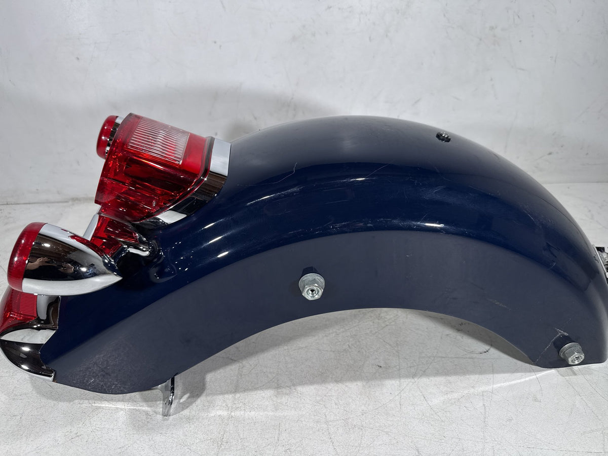 11 Harley Electra Glide Touring Police OEM Rear Wheel Fender & Turn Signals Bar