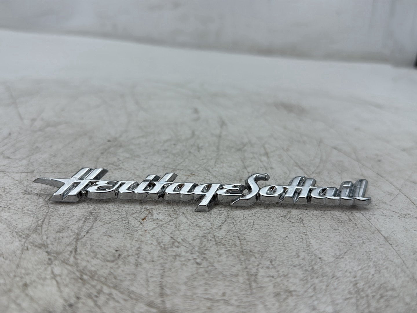 2013 Harley Heritage Softail Classic FLSTC OEM Front Fender Emblem Medallion Nameplate Sticker