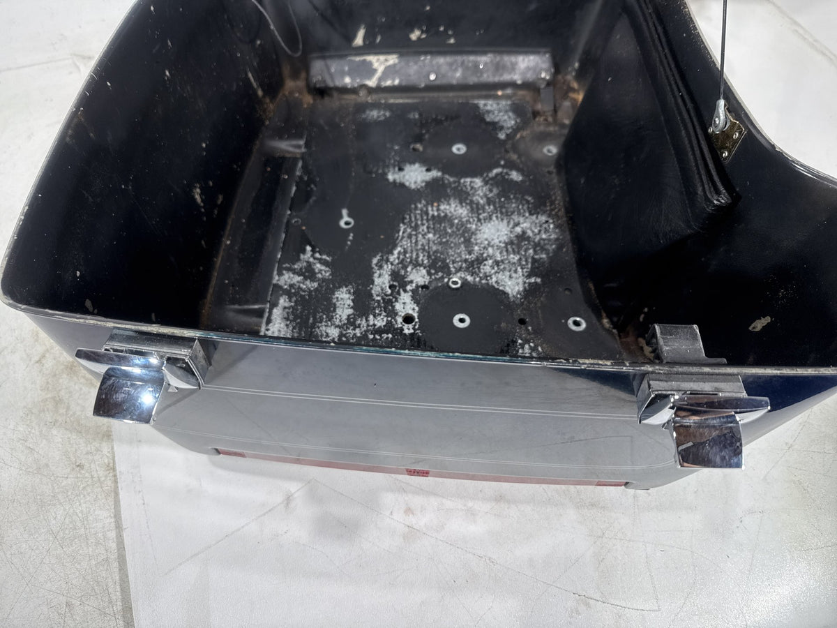 01 Harley Electra Glide Touring Classic OEM Pass Backrest Tour Pak Luggage NOKey