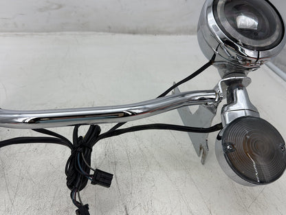 2007 Harley Electra Glide Touring Ultra FLHTCUI OEM Front Turn Signal Indicators Aux Light Bar
