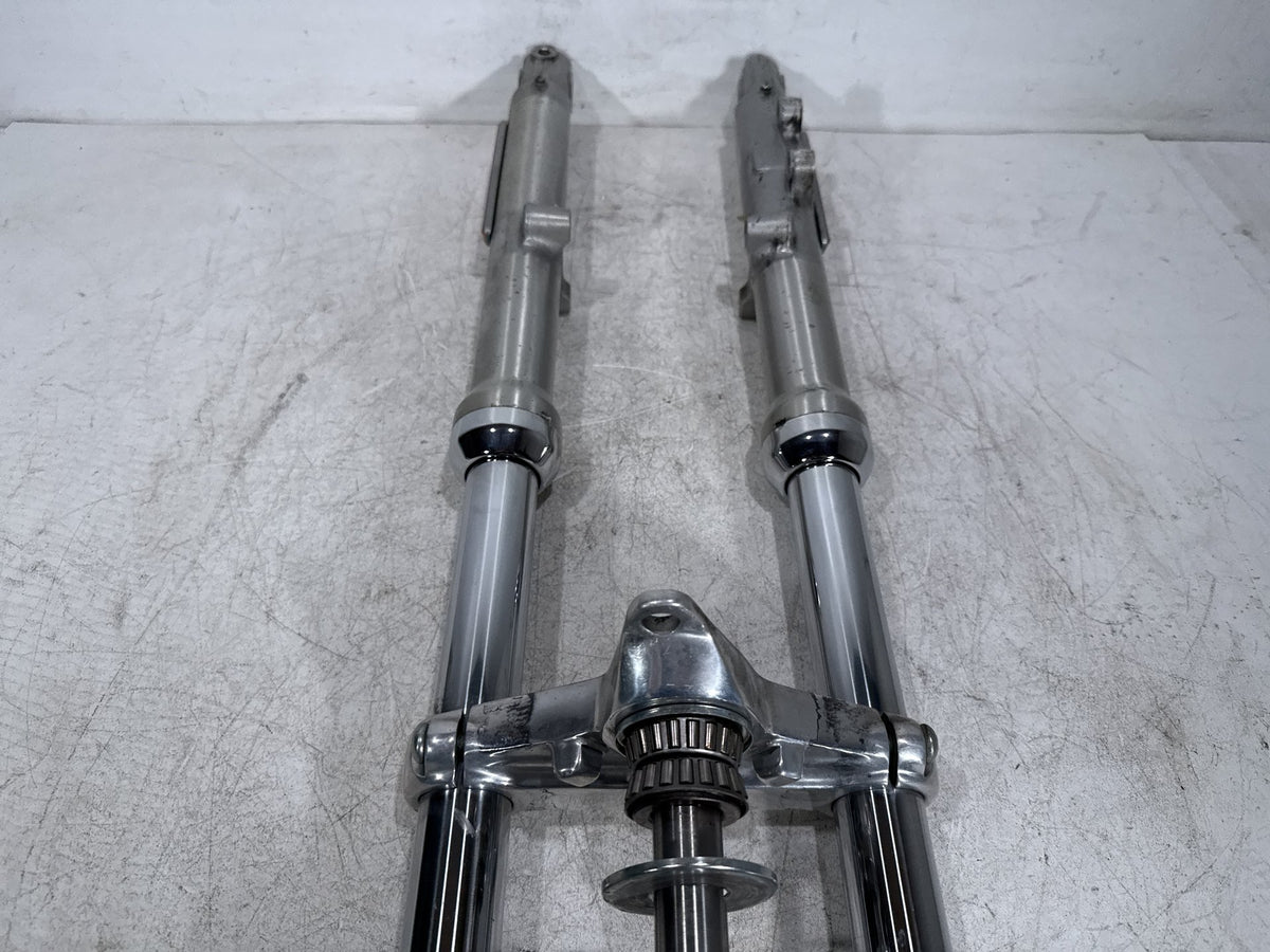 00 Harley Sportster 1200 XL1200C Front Triple Tree Set & LH RH Fork Legs Sliders