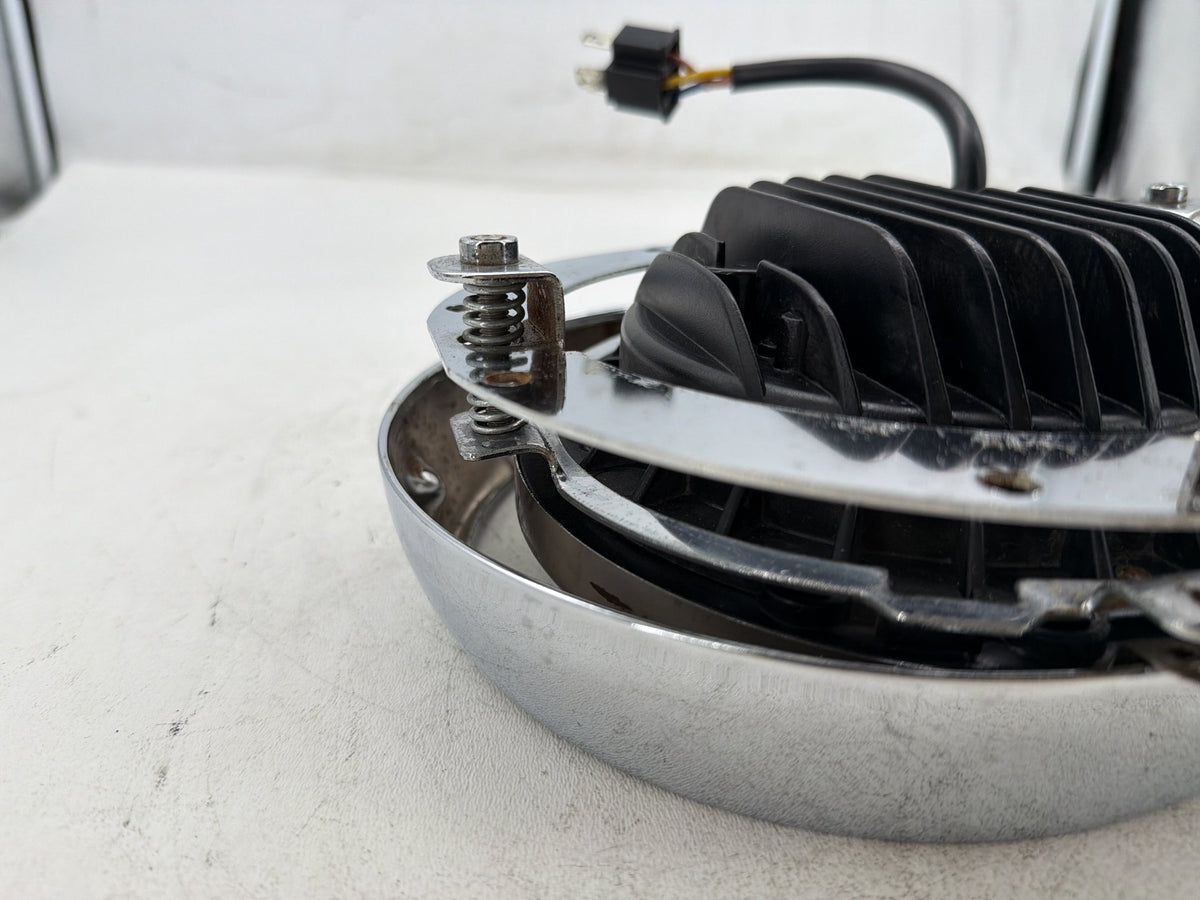 2006 Harley Road King Touring Custom Headlight Headlamp Head Lamp Light LED