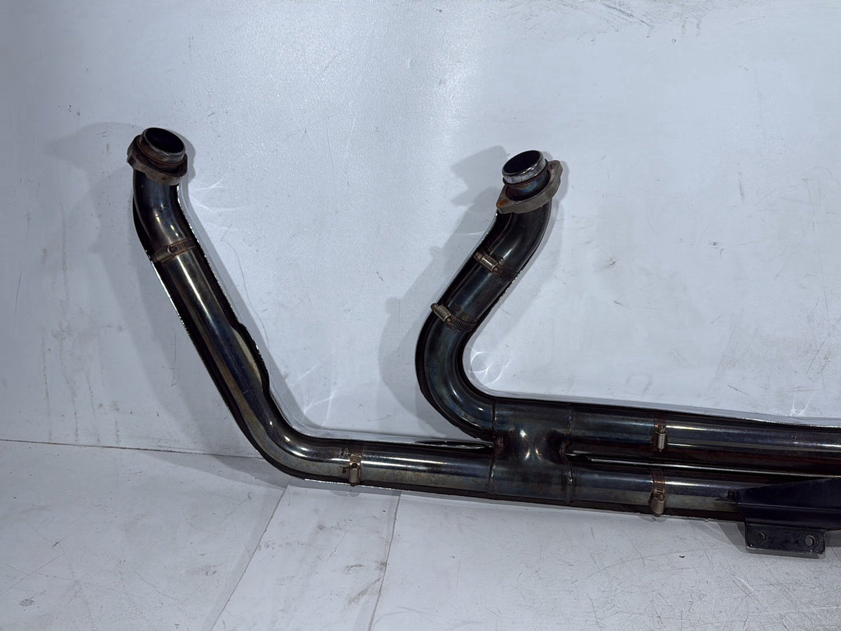 2005 Harley Softail Fat Boy FLSTF OEM Exhaust Header Pipes Vance & Hines