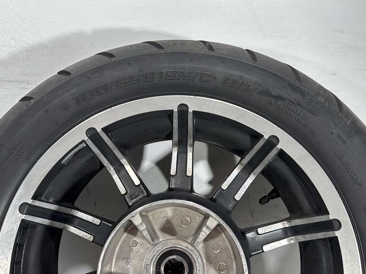 15 Harley Electra Glide Touring Ultra Low OEM Rear Wheel Rim Tire 180/65B16 16"