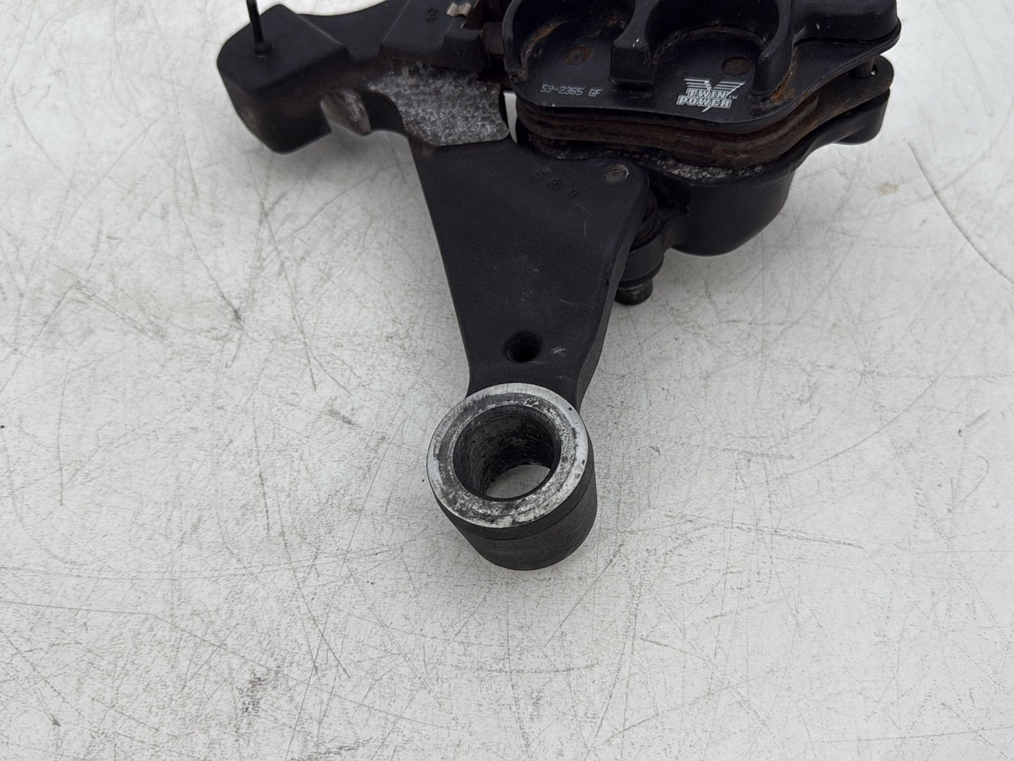2008 Harley Dyna FXDL Low Rider Anniversary OEM Rear Back Brake Caliper w/ Bracket