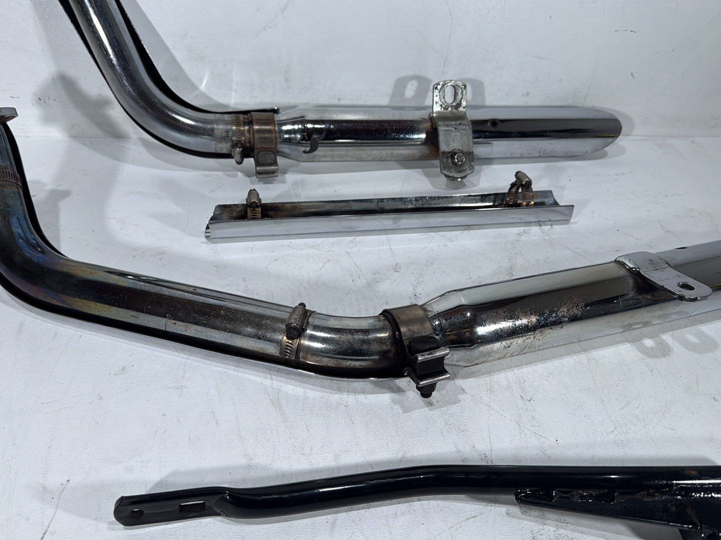 2001 Harley Sportster 88 XLH883 Exhaust Header Muffler Pipes Screamin Eagle SCRATCHED