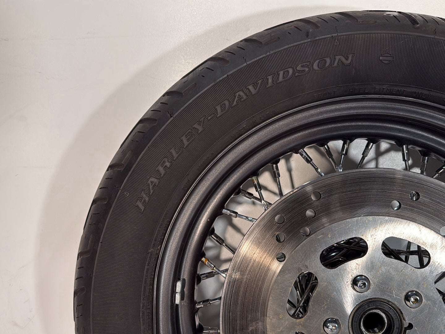 1986 - 1998 Harley-Davidson Softail Heritage Classic Front Wheel Rim Tire Spoked 43005-86C
