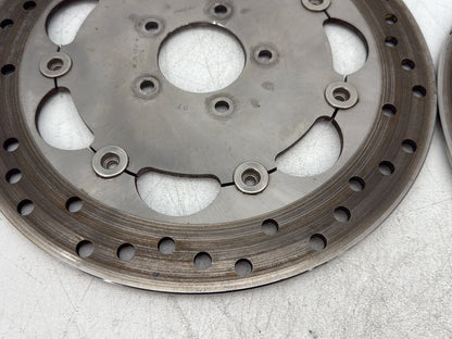 2010 Harley Dyna Fat Bob FXDF OEM Front Brake Rotors Disc Pair