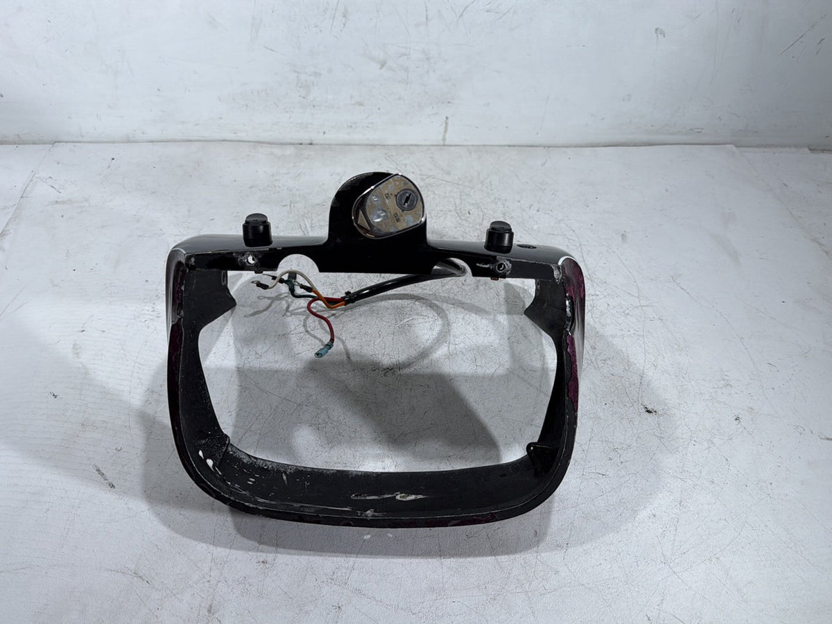 1990 Harley Electra Glide Touring Front Inner Fairing Dash Panel Ignition NOKey
